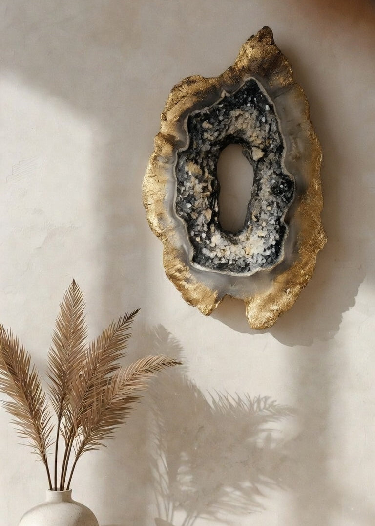 Auric Geode Wall Sculpture