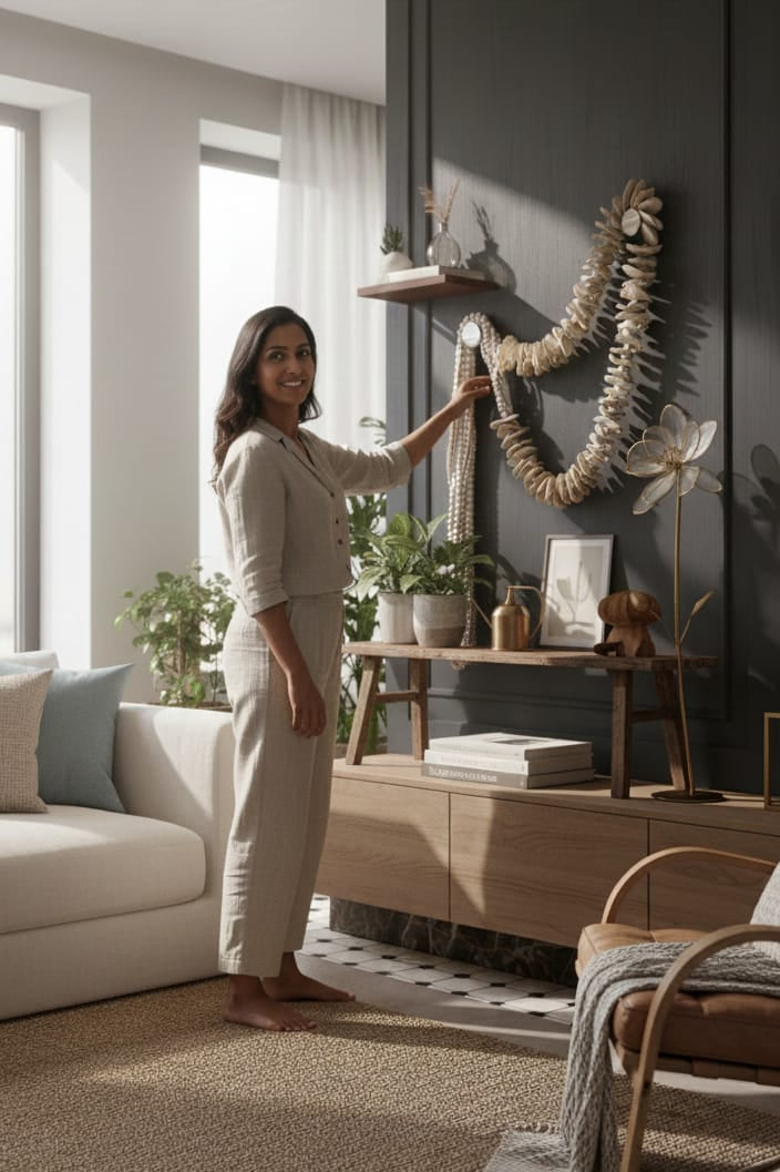 Macrame Gemstone Wall Hanging