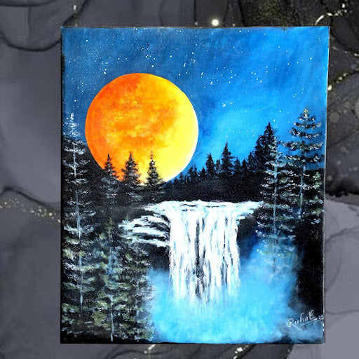 Scenery Acrylic Painting